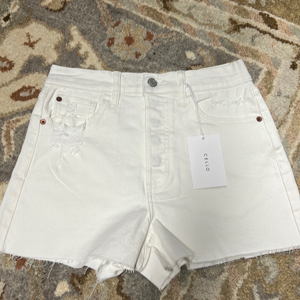 Cello white shorts.